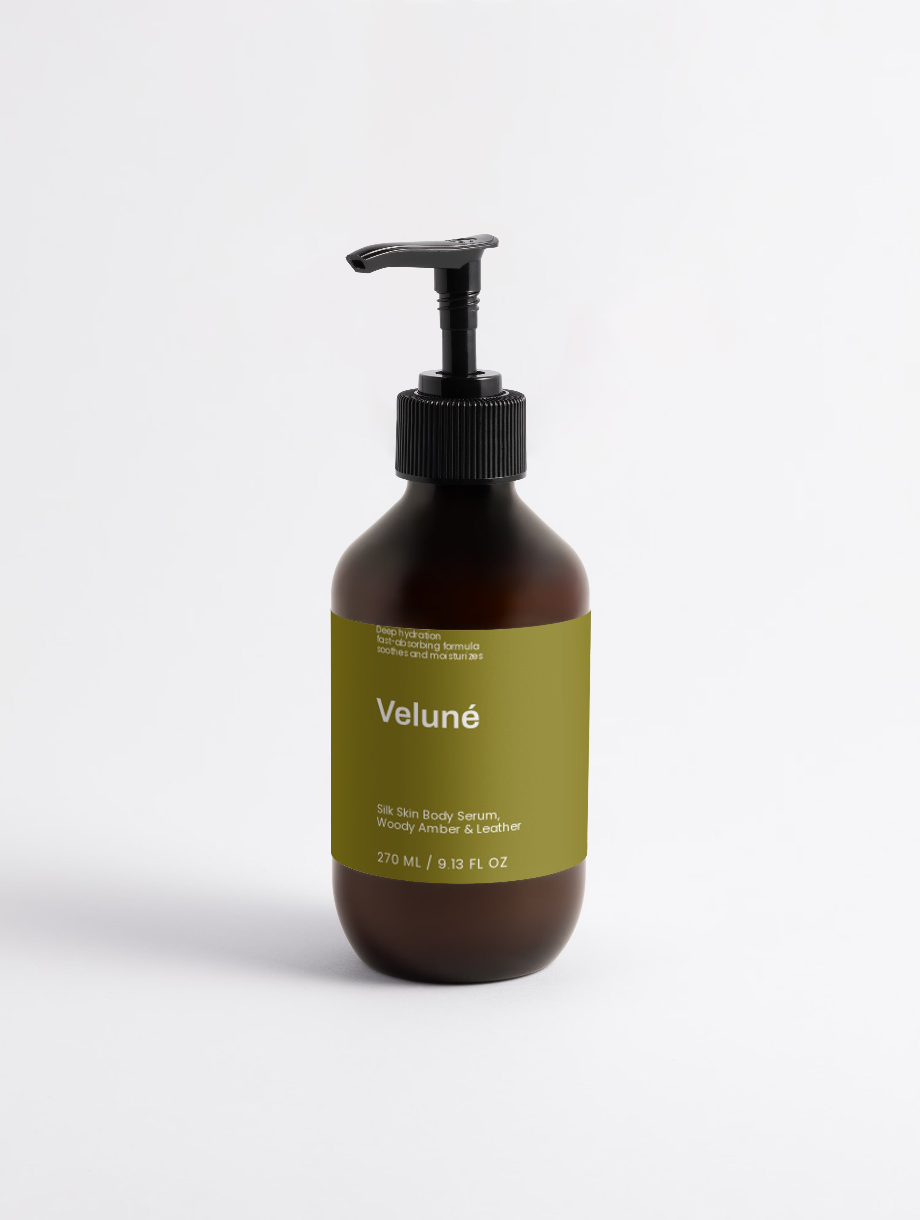 Silk Skin Body Serum, Woody Amber & Leather